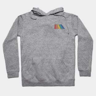 Retro Rainbow Stripes Hoodie